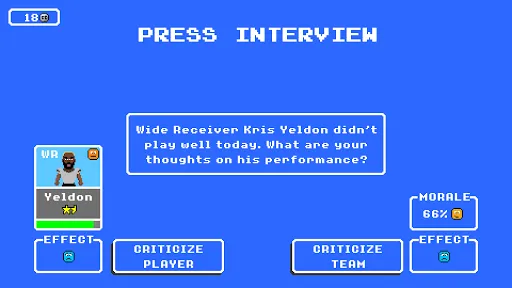 Gameplay screenshot 4 from Retro Bowl - Sports game